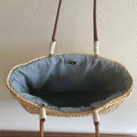 woven wicker purse - Picture 4 of 12